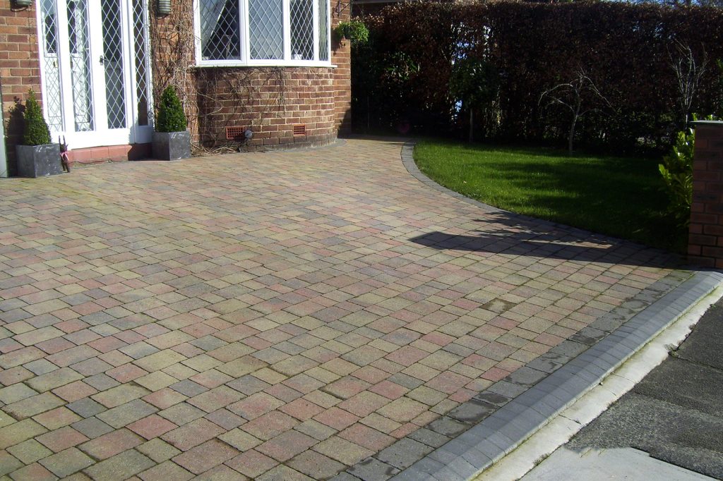 Block paved driveway