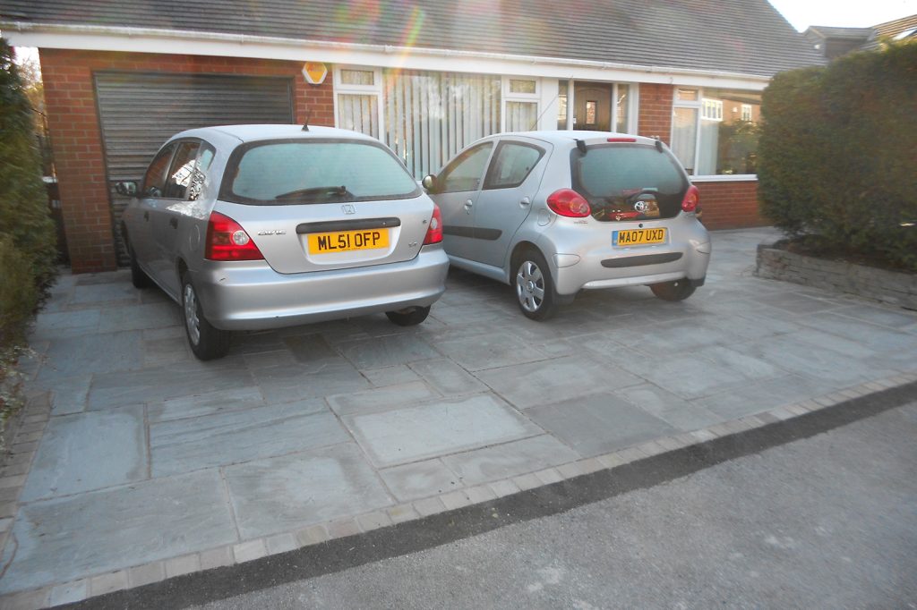 Natural stone driveways