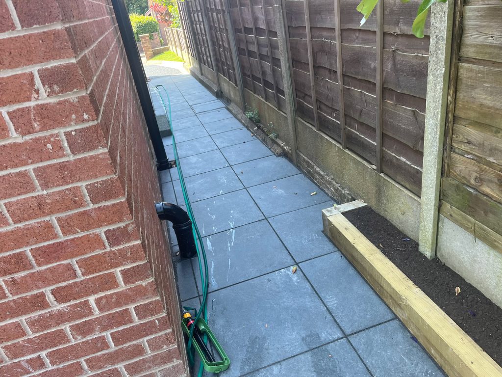 Porcelain footpath, Stonemead, Romiley